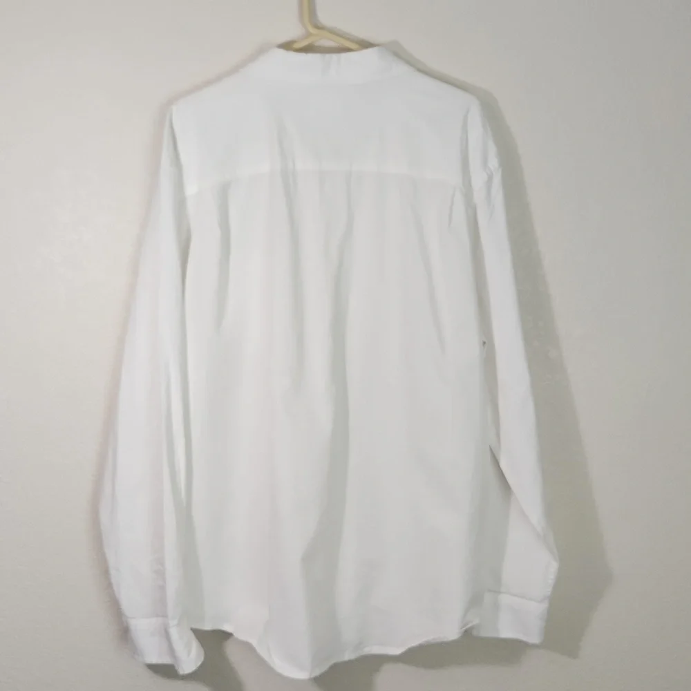 Mutual Weave, white button down Oxford shirt, size XXL - Picture 6 of 6